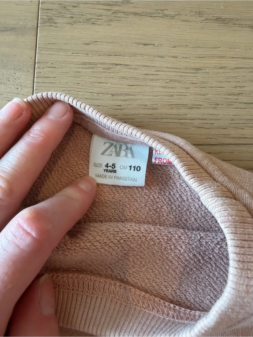 Zara Light Pink Heart Print Sweatshirt and Shorts Set